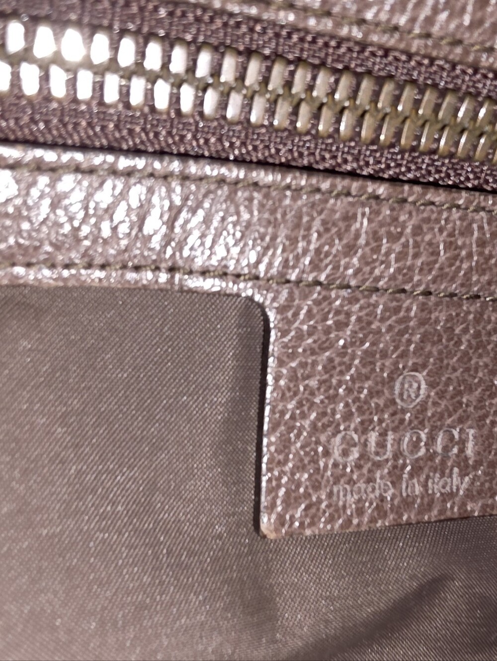 Pre-loved Rare Gucci GG Supreme Monogram Drawstring Backpack/Bag - Picture 15 of 16